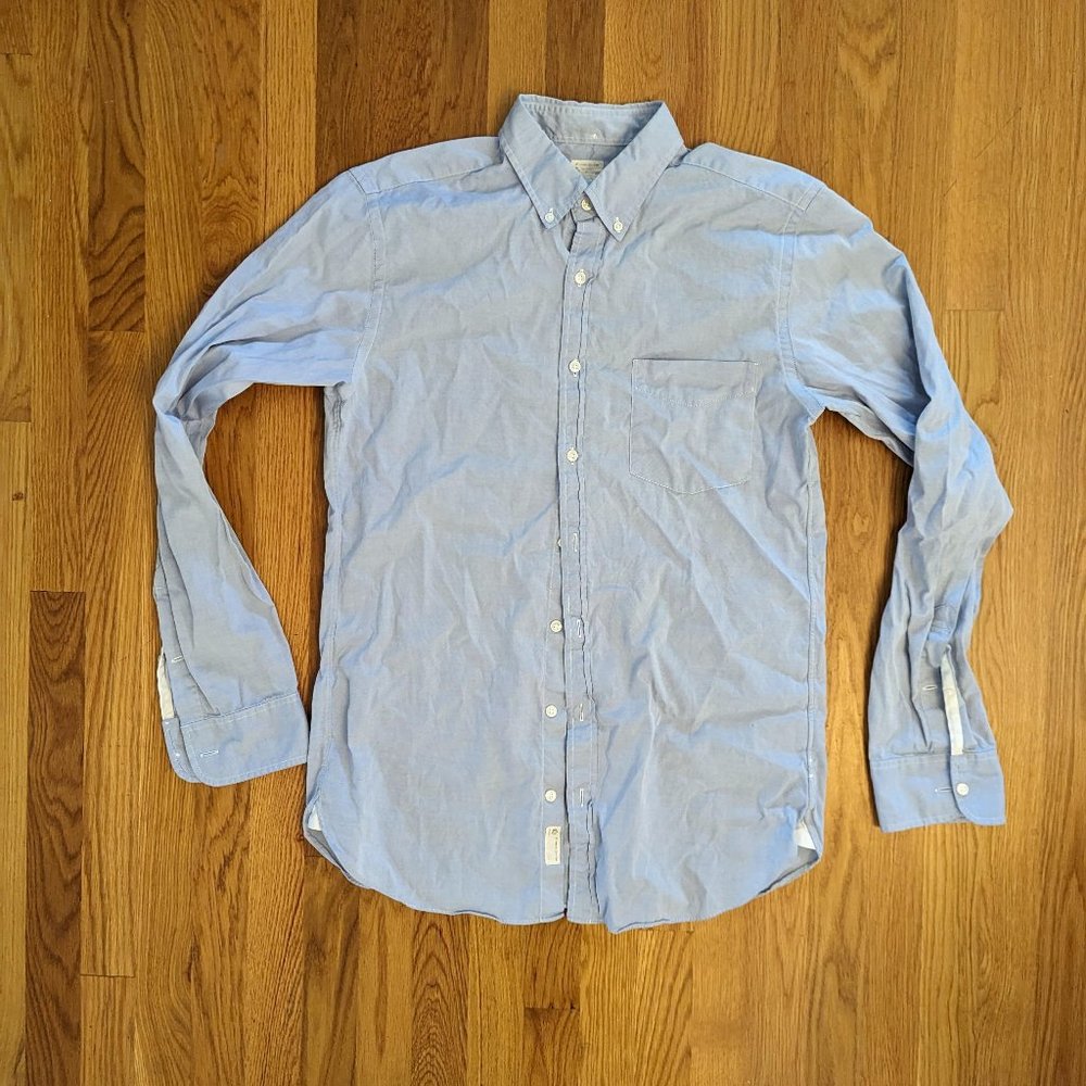 J Crew Medium Tall Oxford Button Down Shirt